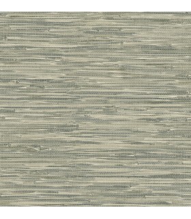 4146-27261 - Exhale Moss Woven Faux Grasscloth Wallpaper-Harmony