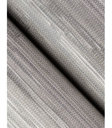 4146-27263 - Exhale Light Grey Woven Faux Grasscloth Wallpaper-Harmony