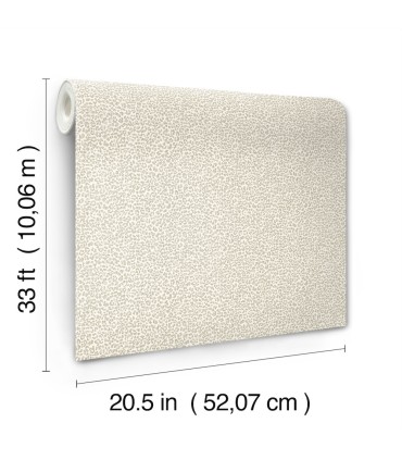 本当に信頼出来る商品 - 4146-27266 Soul Wallpaper-Harmony Print Animal Champagne アクセサリー