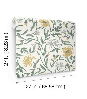 RF7432 - Aster Gold Wallpaper- Rifle Paper Co. 3
