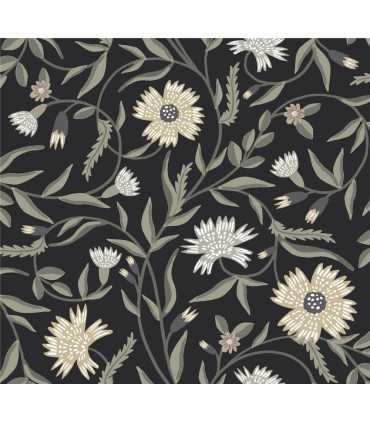 RF7434 - Aster Black Wallpaper- Rifle Paper Co. 3