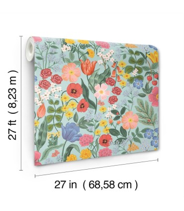 RF7493 - Blossom Light Blue Wallpaper- Rifle Paper Co. 3