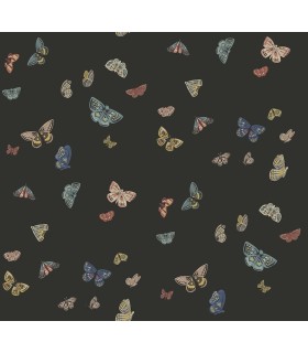 RF7413 - Butterfly House Black Wallpaper- Rifle Paper Co. 3