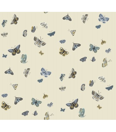 RF7412 - Butterfly House Linen Wallpaper- Rifle Paper Co. 3