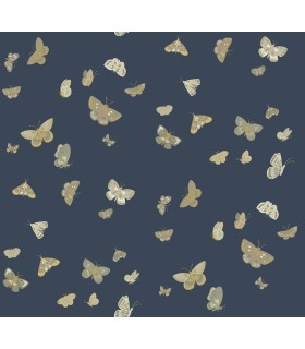 RF7415 - Butterfly House Navy Wallpaper- Rifle Paper Co. 3