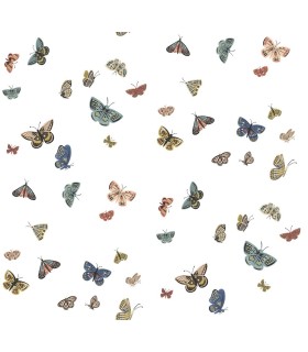 RF7411 - Butterfly House White Wallpaper- Rifle Paper Co. 3