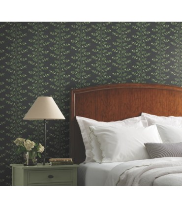 RF7422 - Climbing Vine Black Wallpaper- Rifle Paper Co. 3
