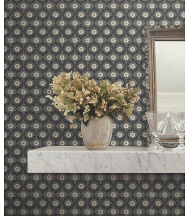 RF7442 - Emma Black Wallpaper- Rifle Paper Co. 3