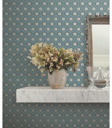 RF7445 - Emma Slate Wallpaper- Rifle Paper Co. 3