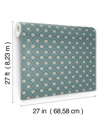 RF7445 - Emma Slate Wallpaper- Rifle Paper Co. 3