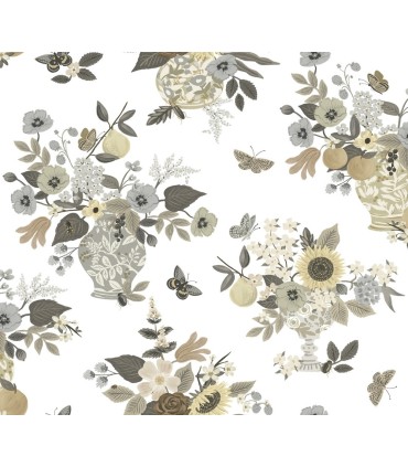 RF7403 - Flower Studies Linen Wallpaper- Rifle Paper Co. 3