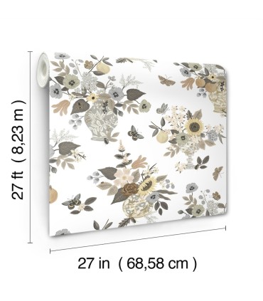 RF7403 - Flower Studies Linen Wallpaper- Rifle Paper Co. 3