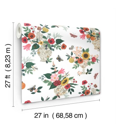 RF7404 - Flower Studies Rose Wallpaper- Rifle Paper Co. 3
