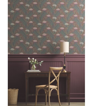 RF7506 - Highgrove Burgundy Wallpaper- Rifle Paper Co. 3