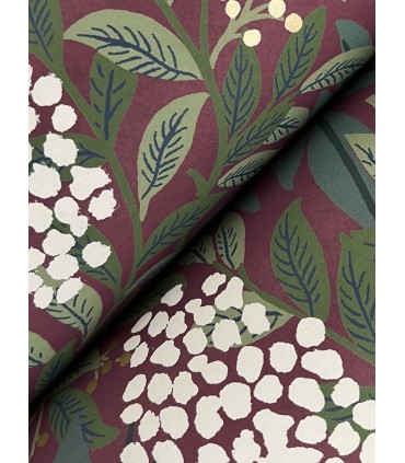 RF7506 - Highgrove Burgundy Wallpaper- Rifle Paper Co. 3