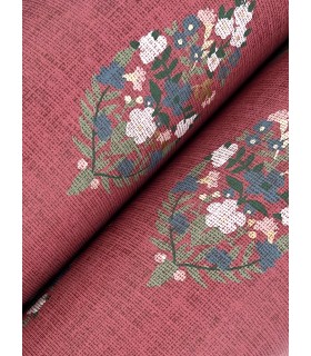 RF7475 - Paisley Burgundy Wallpaper- Rifle Paper Co. 3