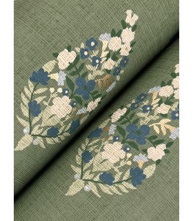 RF7471 - Paisley Green Wallpaper- Rifle Paper Co. 3