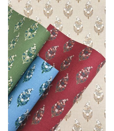 RF7474 - Paisley Linen Wallpaper- Rifle Paper Co. 3