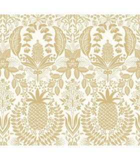 RF7482 - Pineapple Damask Gold Wallpaper- Rifle Paper Co. 3