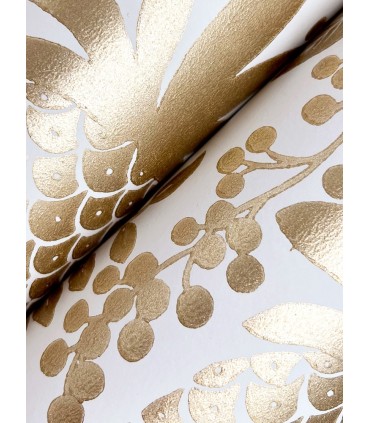 RF7482 - Pineapple Damask Gold Wallpaper- Rifle Paper Co. 3