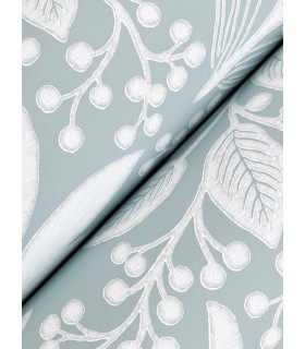 RF7484 - Pineapple Damask Light Blue Wallpaper- Rifle Paper Co. 3