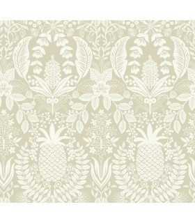 RF7485 - Pineapple Damask Linen Wallpaper- Rifle Paper Co. 3