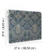 RF7486 - Pineapple Damask Navy Wallpaper- Rifle Paper Co. 3