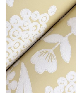 RF7481 - Pineapple Damask Yellow Wallpaper- Rifle Paper Co. 3