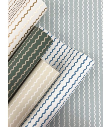 RF7552 - Rickrack Light Blue Wallpaper- Rifle Paper Co. 3
