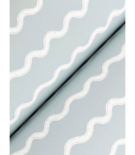 RF7552 - Rickrack Light Blue Wallpaper- Rifle Paper Co. 3