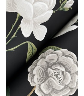 RF7542 - Roses Black Wallpaper- Rifle Paper Co. 3