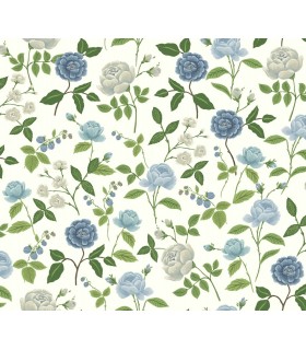 RF7543 - Roses Blue Wallpaper- Rifle Paper Co. 3
