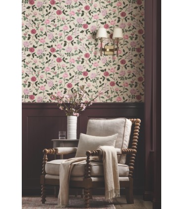 RF7541 - Roses Linen Wallpaper- Rifle Paper Co. 3