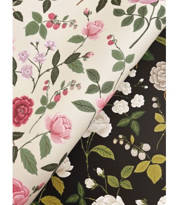 RF7541 - Roses Linen Wallpaper- Rifle Paper Co. 3