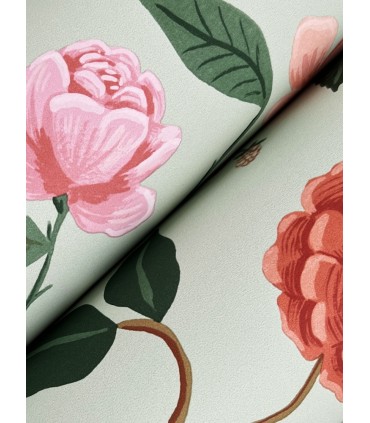 RF7545 - Roses Mint Wallpaper- Rifle Paper Co. 3