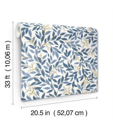RF7461 - Willowberry Blue Wallpaper- Rifle Paper Co. 3