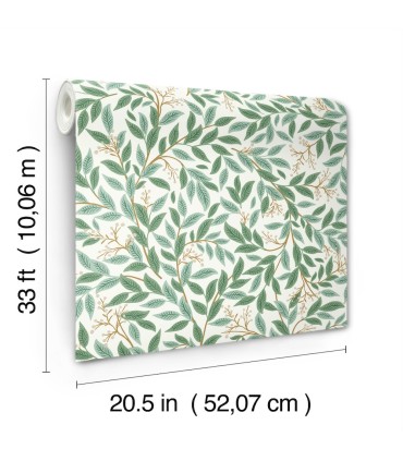RF7464 - Willowberry Emerald Wallpaper- Rifle Paper Co. 3