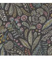 4135-27294 - Briar Charcoal Floral Wallpaper-Whimsy