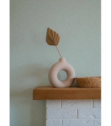 4135-27305 - Cassie Light Blue Petite Polka Wallpaper-Whimsy