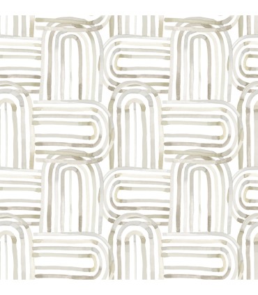 4135-27272 - Lolly Beige Arches Wallpaper-Whimsy