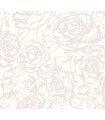 4135-72710 - Nelda Light Pink Rose Wallpaper-Whimsy