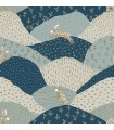 4135-27300 - Peter Blue Rabbit Fields Wallpaper-Whimsy