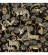 4135-27287 - Rigby Black Jungle Animals Wallpaper-Whimsy