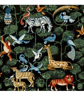 4135-27284 - Rigby Multicolor Jungle Animals Wallpaper-Whimsy