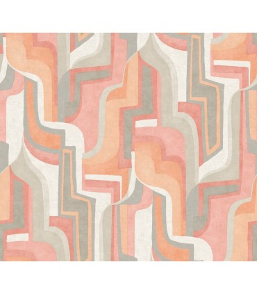 4135-72701 - Tulum Coral Surreal Shapes Wallpaper-Whimsy
