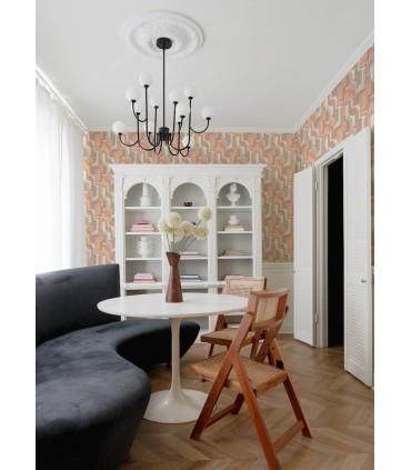 4135-72701 - Tulum Coral Surreal Shapes Wallpaper-Whimsy