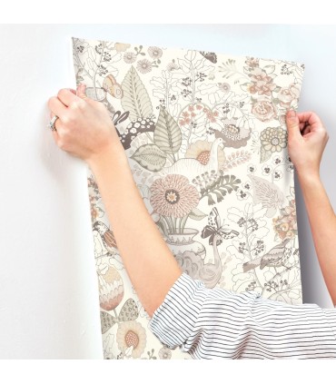 4135-12807 - Whimsy Coral Fauna Wallpaper-Whimsy