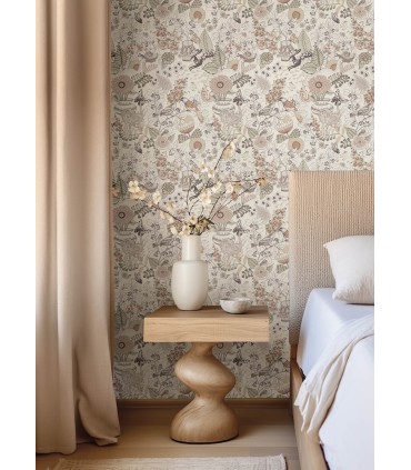 4135-12807 - Whimsy Coral Fauna Wallpaper-Whimsy