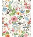 4135-12801 - Whimsy Multicolor Fauna Wallpaper-Whimsy