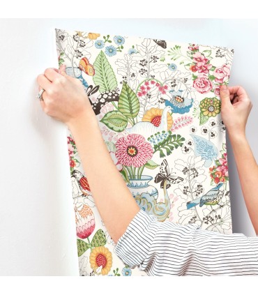 4135-12801 - Whimsy Multicolor Fauna Wallpaper-Whimsy